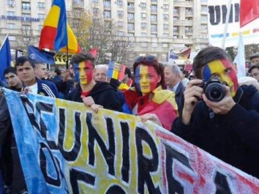 Marş pentru UNIREA Basarabiei cu România, organizat în Capitală